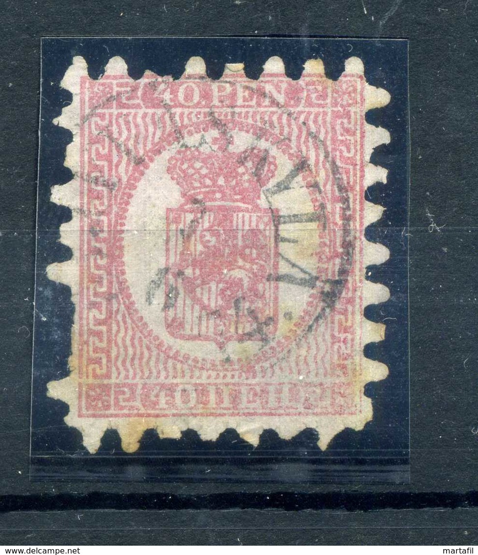 1866-70 FINLANDIA N.9 USATO - Used Stamps