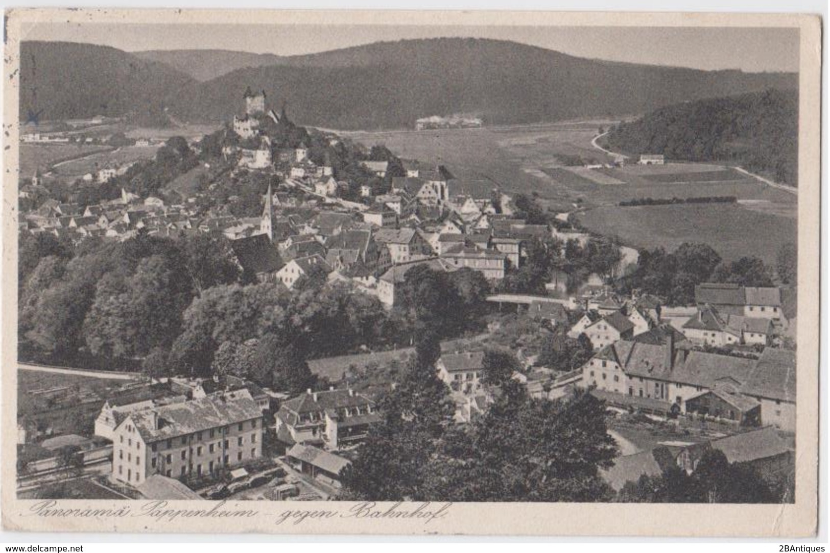 Pappenheim - Panorama Gegen Bahnhof - Pappenheim