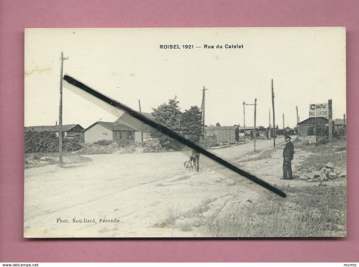 CPA - Roisel  1921 - Rue Du Catelet - Roisel