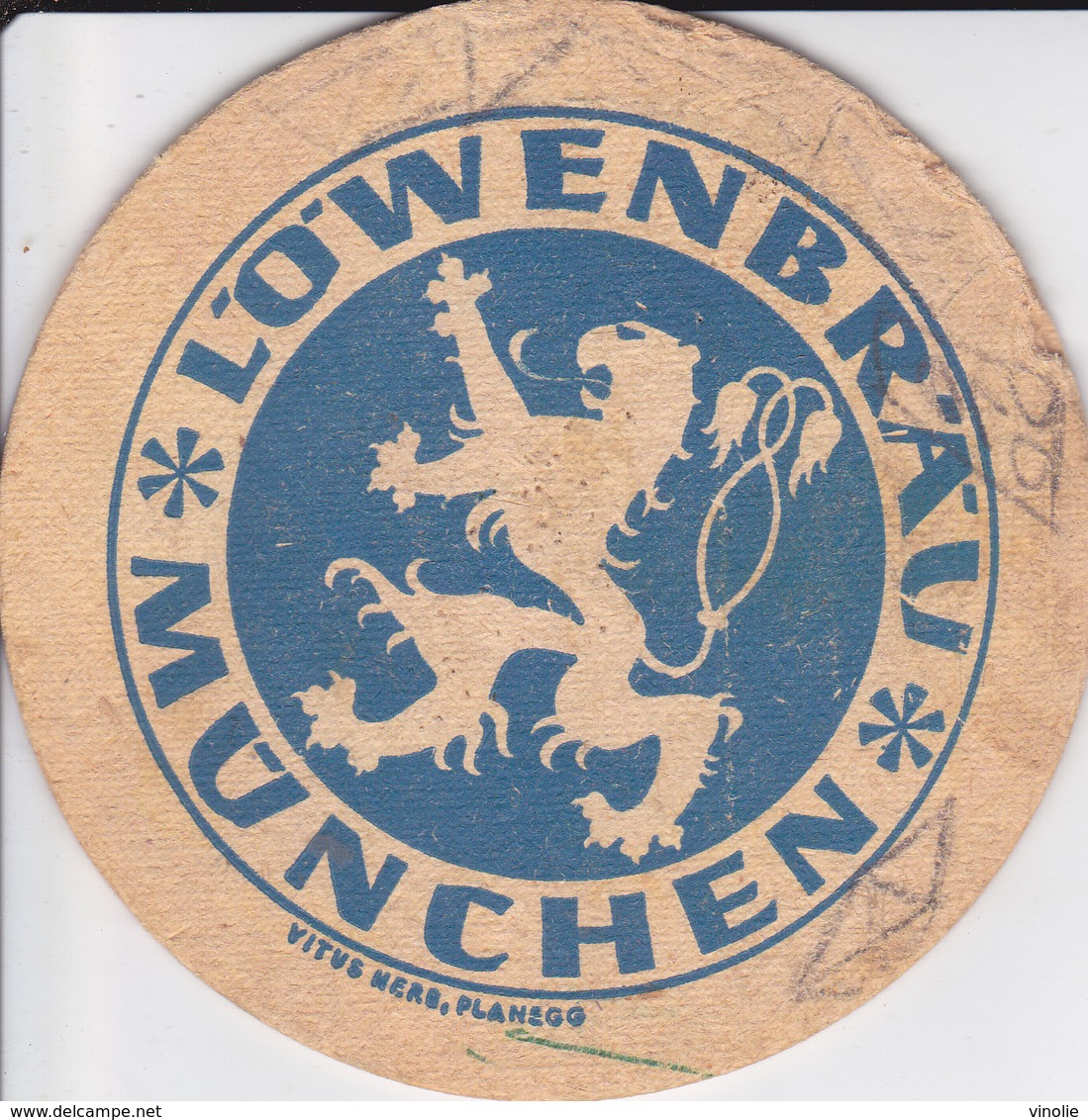 VP-18-524 : SOUS-BOCK. LOWENBRAU MUNCHEN. LION - Portavasos