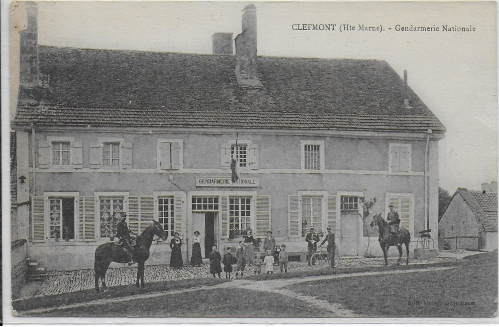 CLEFMONT - La Gendarmerie Nationale - Clefmont