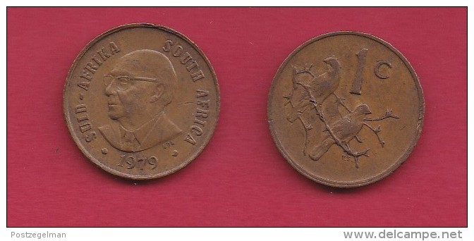 SOUTH AFRICA, 1979, , 1 Circulated Coin 1 Cent Bronze(Diederichs) KM98 ,   C3300 - Sud Africa