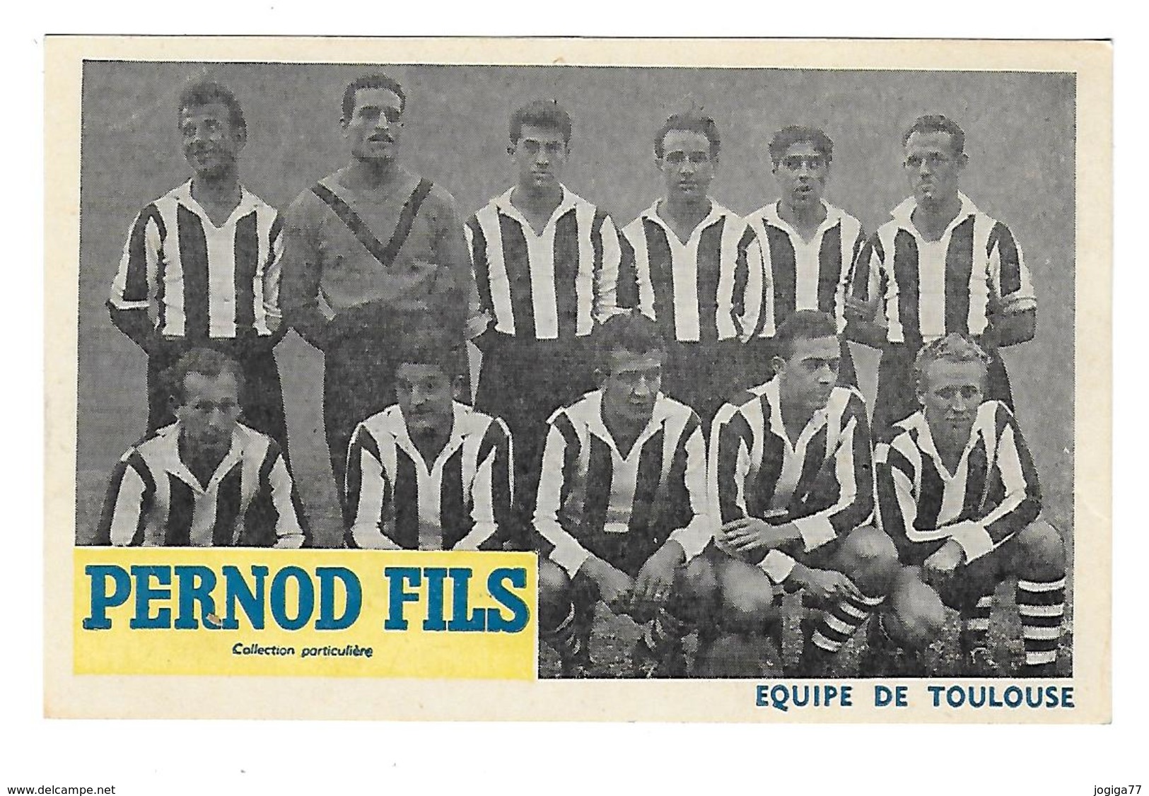 Carte - Bon De Commande Pernod - Equipe Toulouse 1950/51 - TBE - Calcio