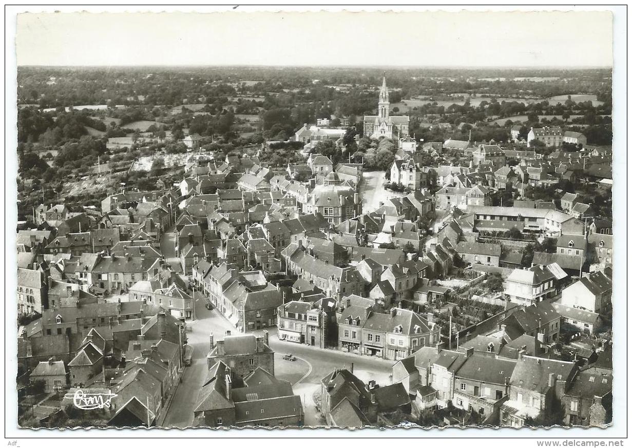 CPSM GORRON, VUE GENERALE AERIENNE, MAYENNE 53 - Gorron