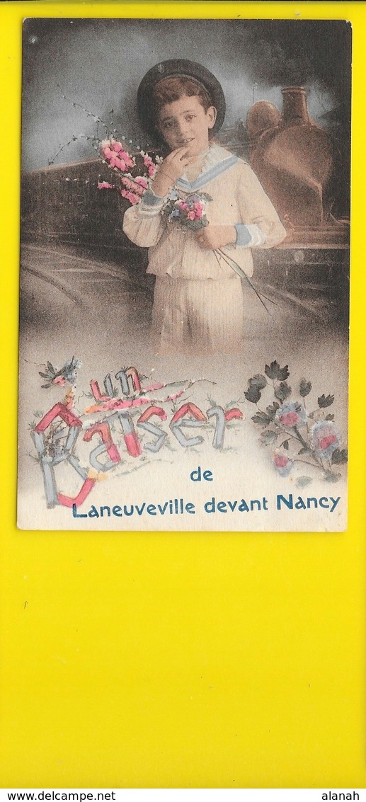 LANEUVEVILLE Devant NANCY Rare Fantaisie Un Baiser (Brocherioux) Meurthe & Moselle (54) - Sonstige & Ohne Zuordnung