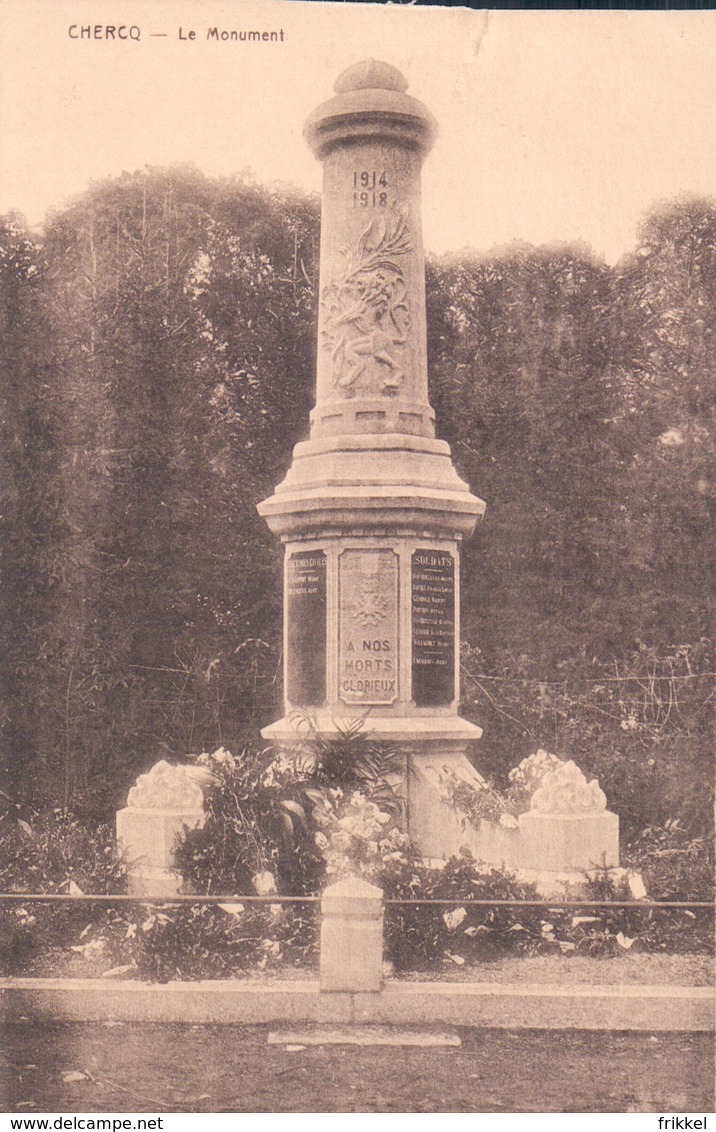 Chercq Le Monument ( Oorlogsmonument 1914 - 1918) - Doornik