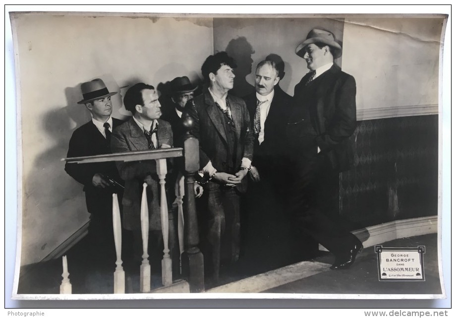 George Bancroft L'assommeur Cinema Ancienne Photo De Film Paramount 1929 - Photographs