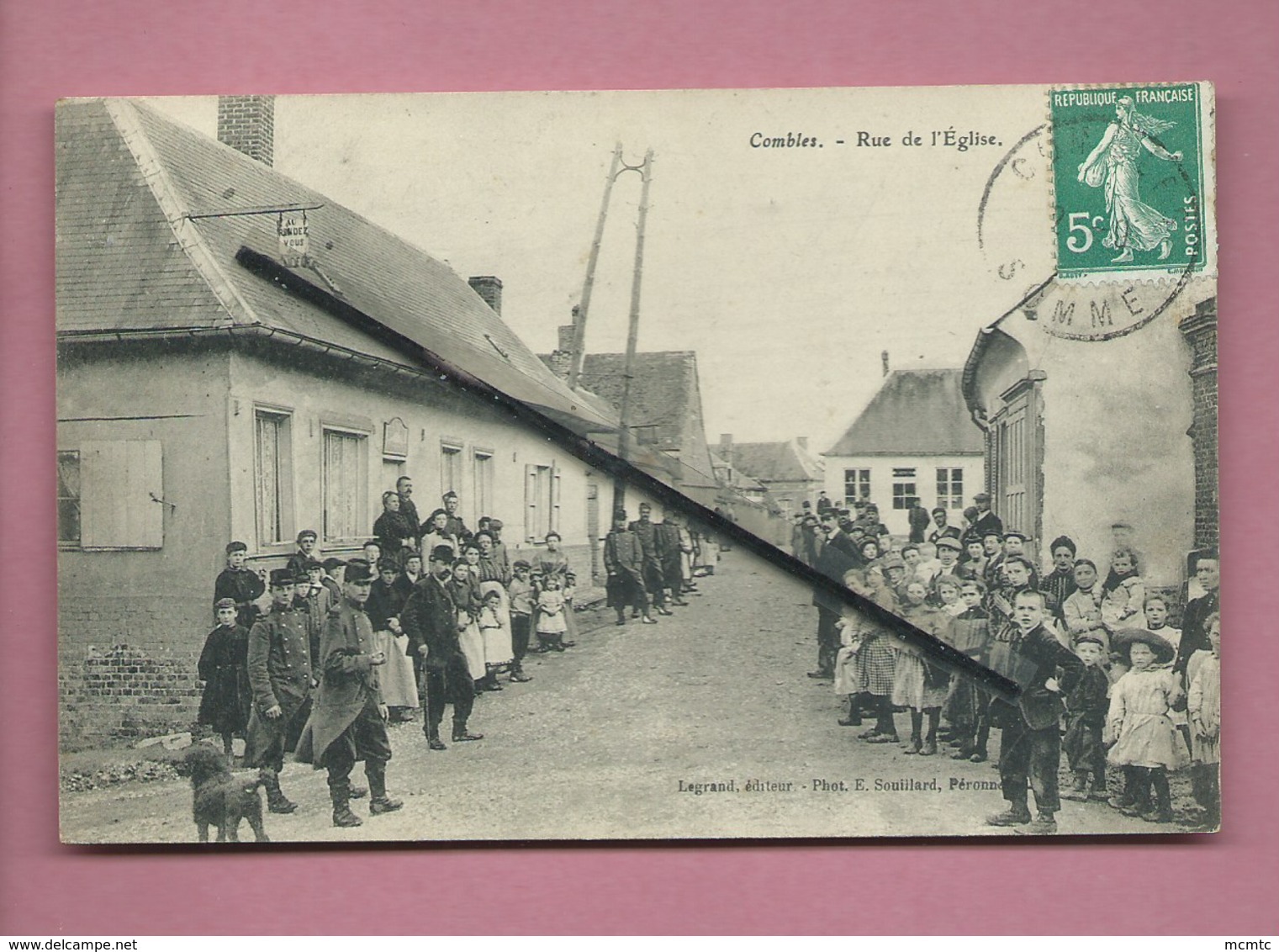 CPA  - Combles  - Rue De L'église - Combles