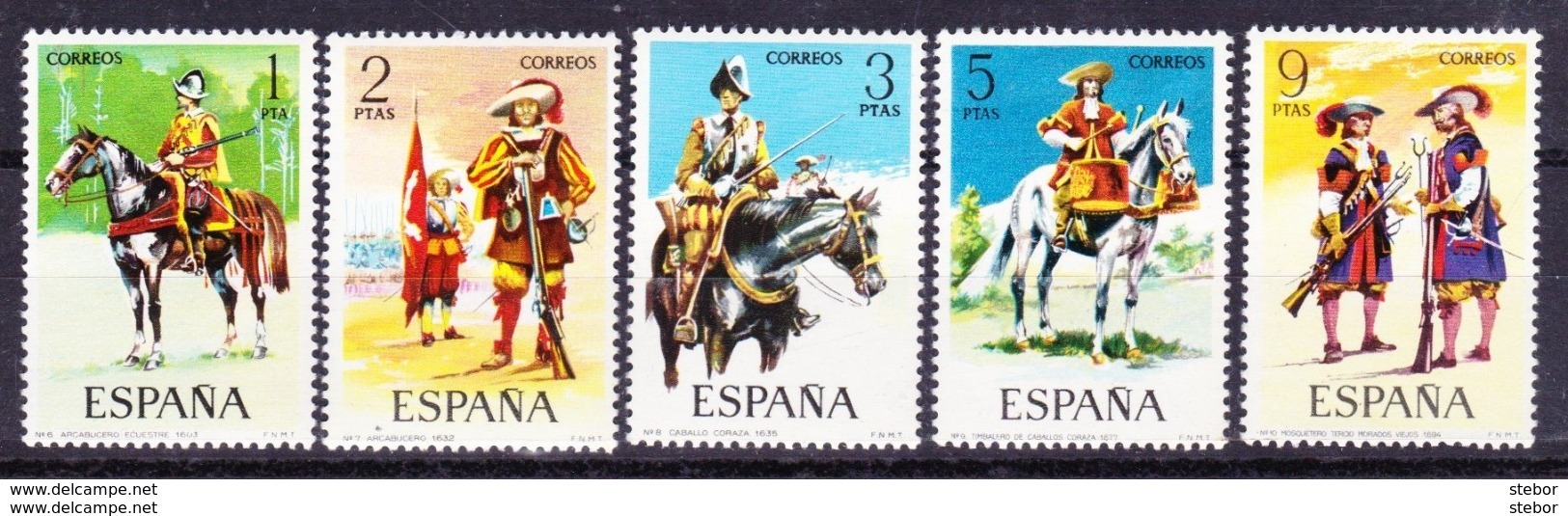 Spanje 1974 Nr 1822/26 ** Zeer Mooi Lot Krt 3036 (zie Ook Andere Mooie Loten Van Stebor) - Collections (sans Albums)