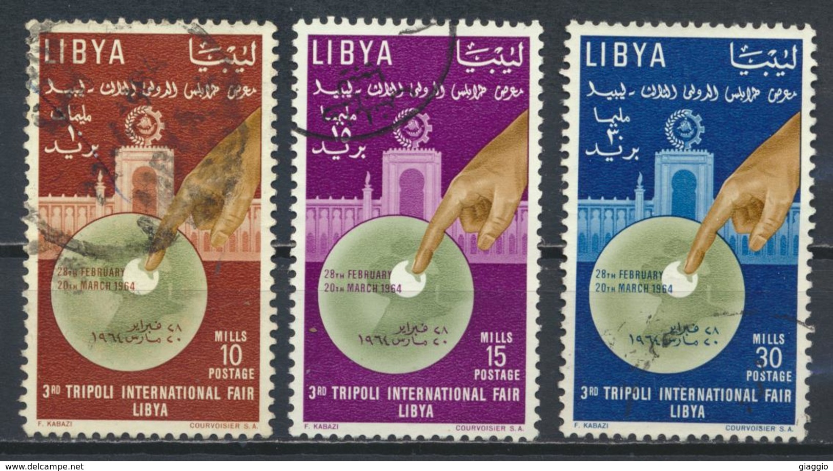 °°° LIBIA LIBYA - YT 228/30 - 1964 °°° - Libye