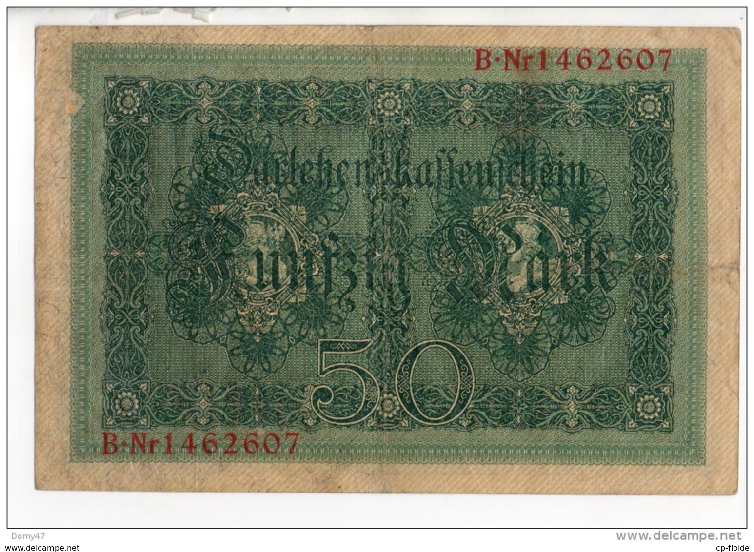 ALLEMAGNE . 50 MARK TYPE 1914 - Réf. N°10759 - - 50 Mark