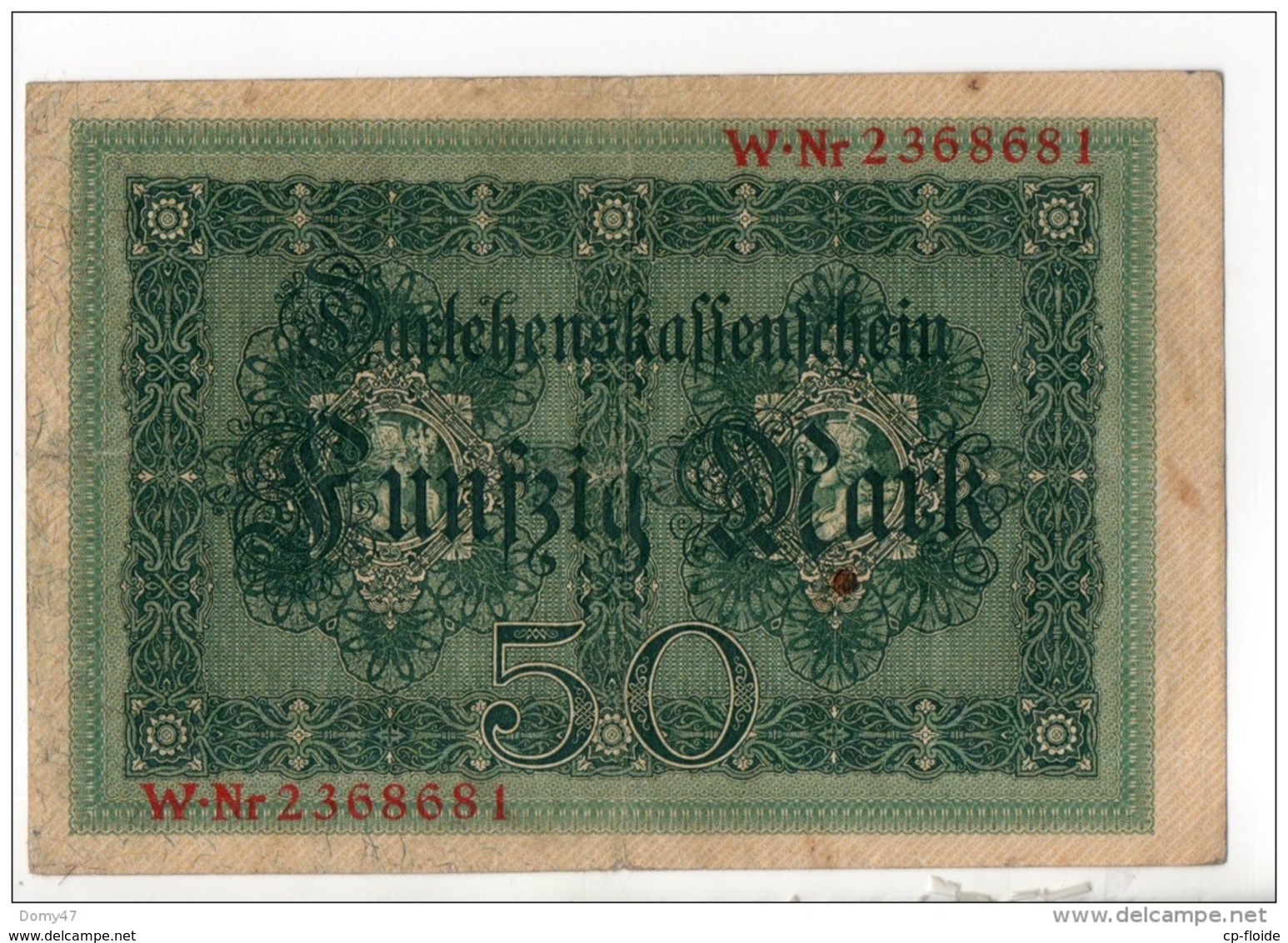 ALLEMAGNE . 50 MARK TYPE 1914 - Réf. N°10768 - - 50 Mark