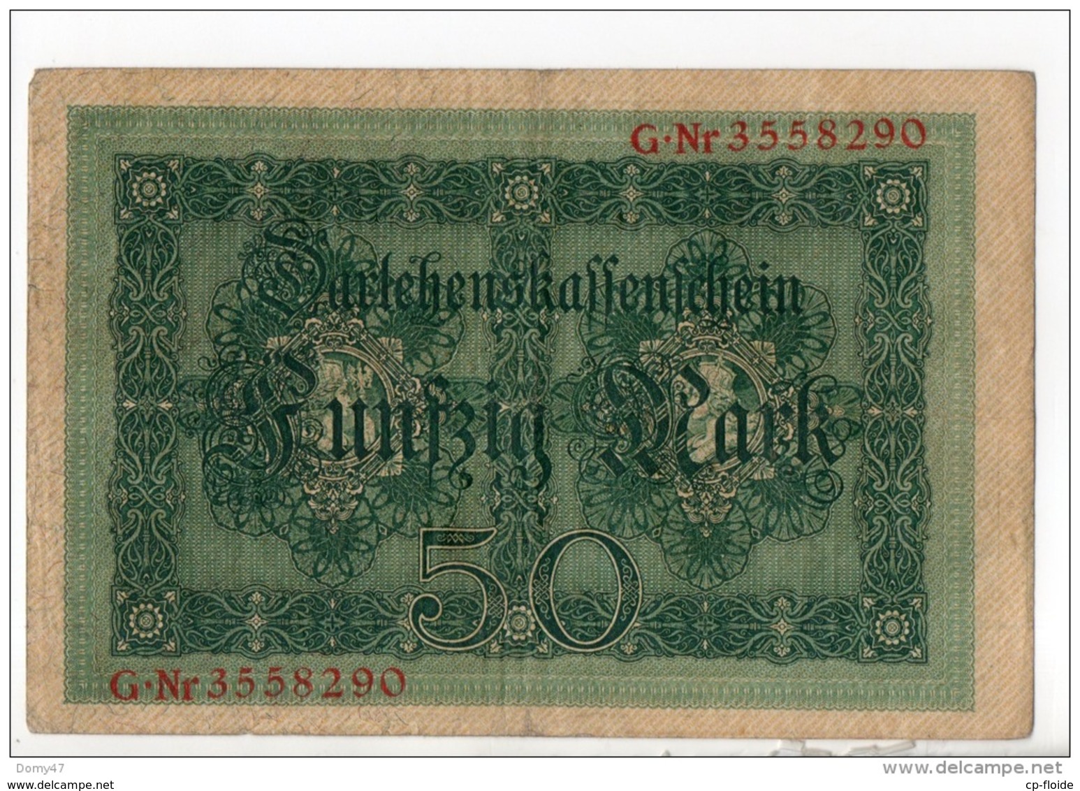 ALLEMAGNE . 50 MARK TYPE 1914 - Réf. N°10764 - - 50 Mark