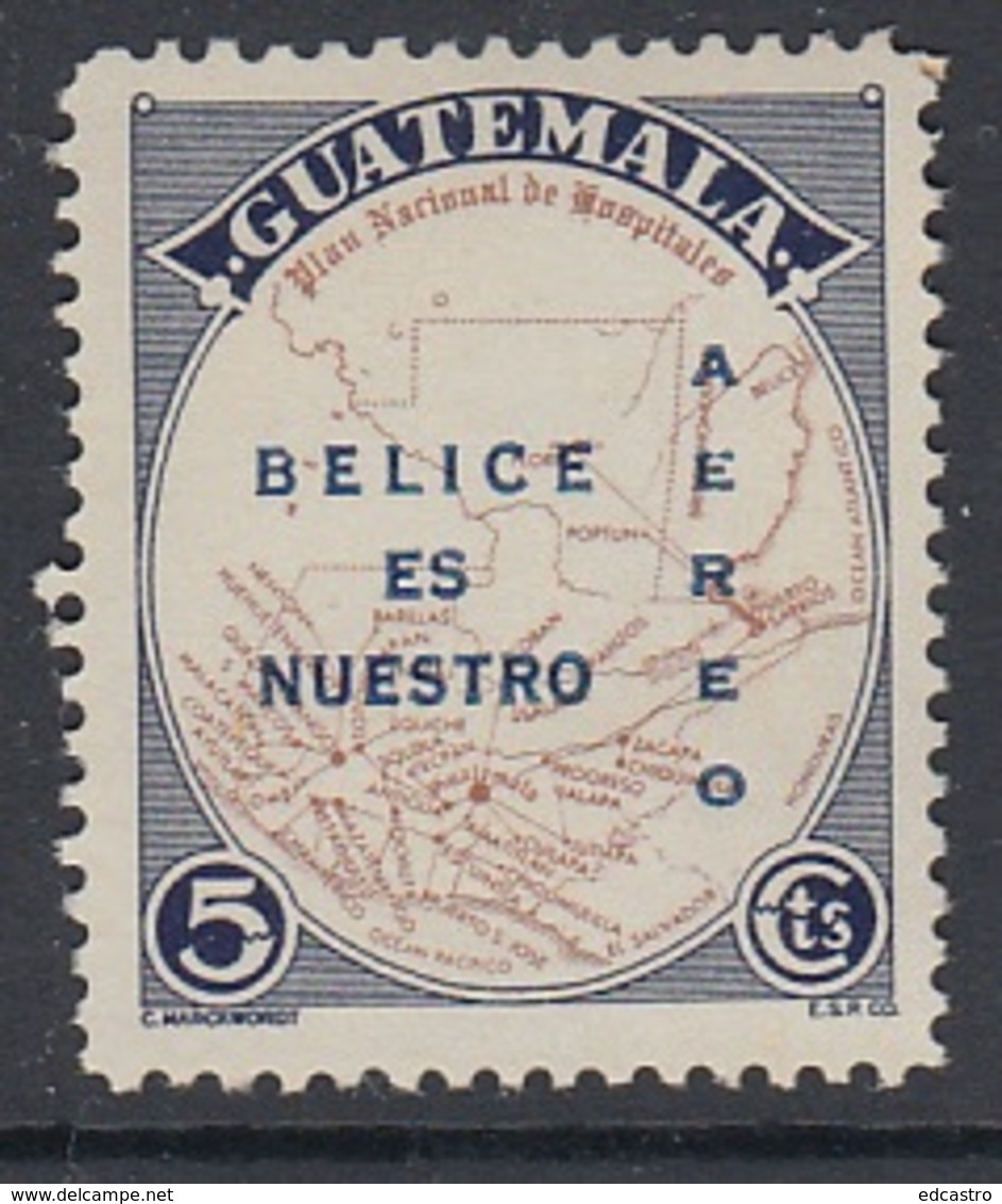 4.- GUATEMALA 1950 GUATEMALA CLAIM BELIZE - Guatemala