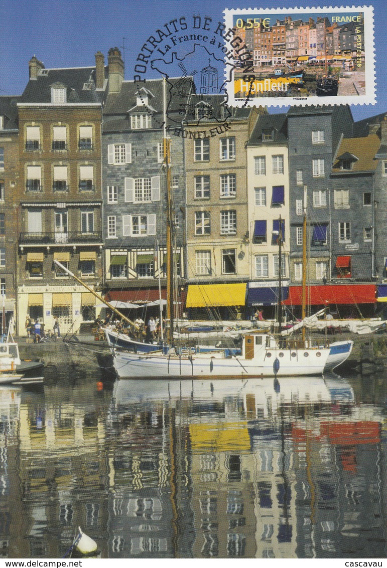 Carte  Maximum  1er  Jour   FRANCE   HONFLEUR   2008 - 2000-2009