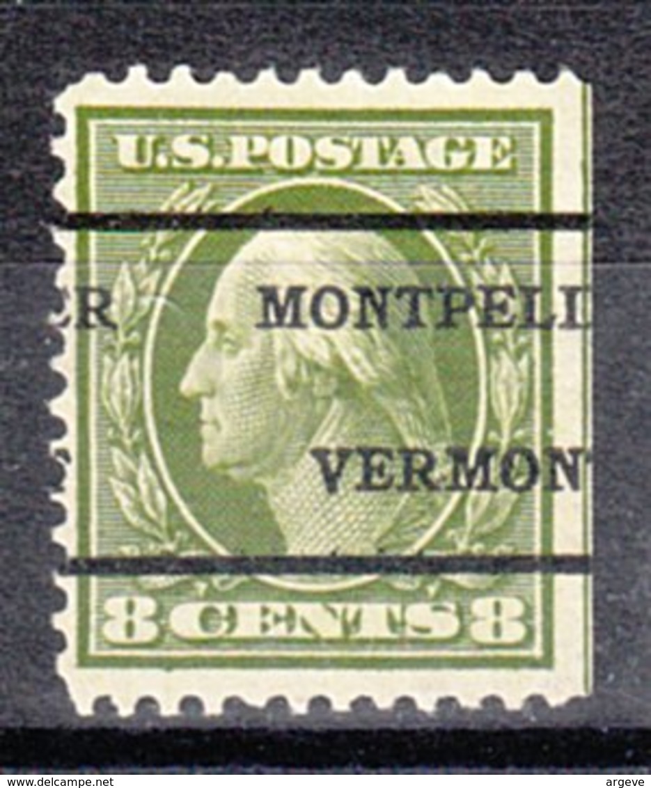 USA Precancel Vorausentwertung Preo, Locals Vermont, Montpelier L-2 TS, Classic Catalog 4 $ - Vorausentwertungen