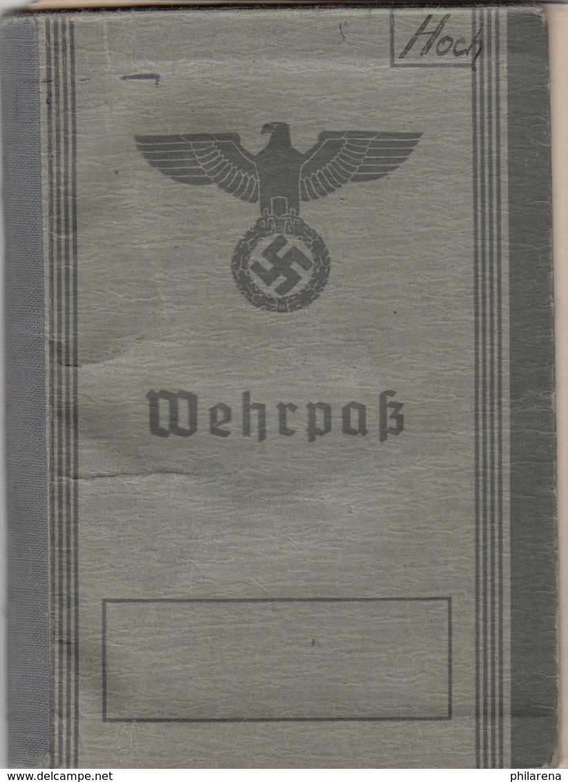 Wehrpaß, Gefreiter Mit Schreiben über Heldentod1943 - Bezetting 1938-45