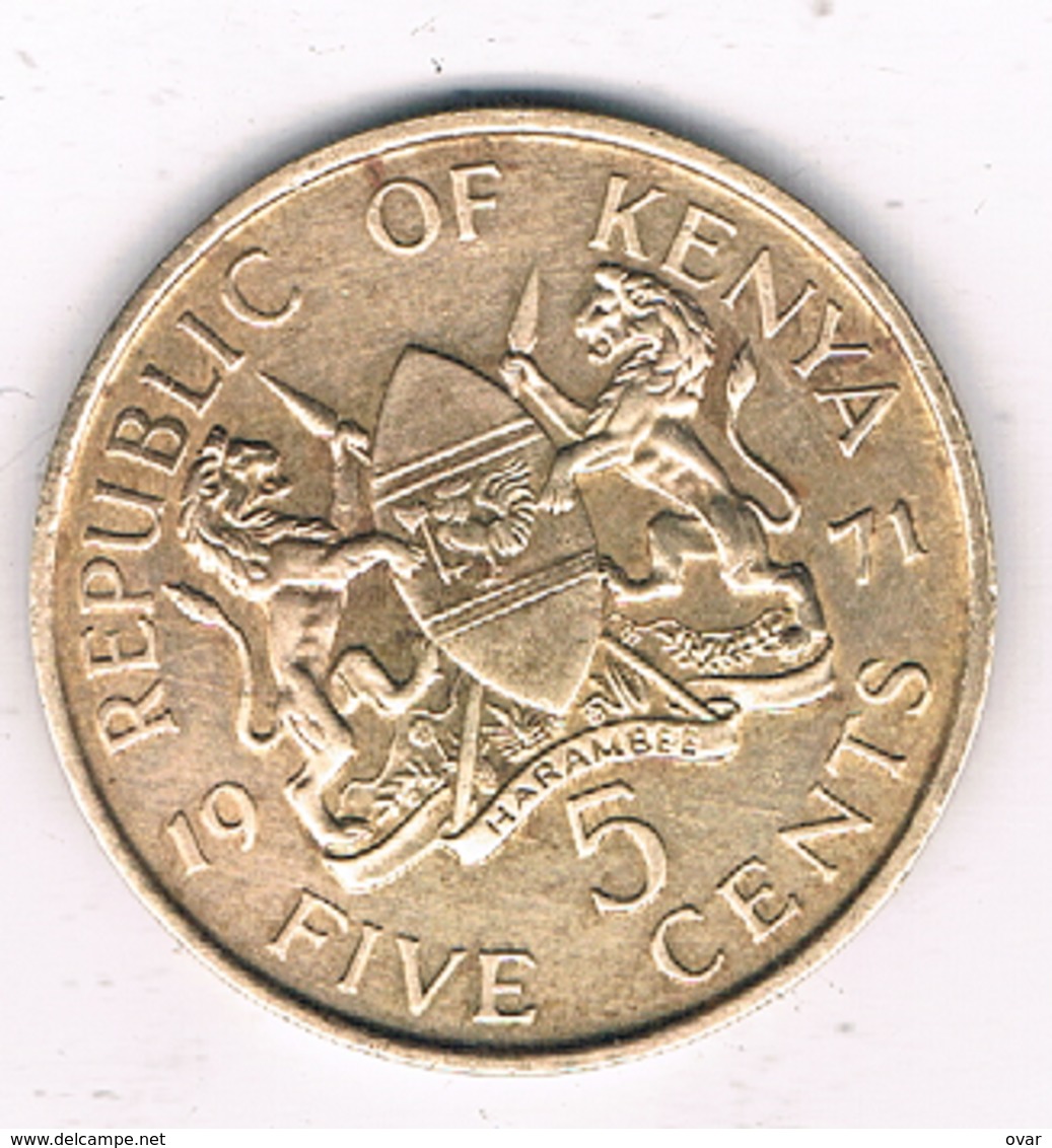 5 CENTS 1971 KENIA /5640/ - Kenya