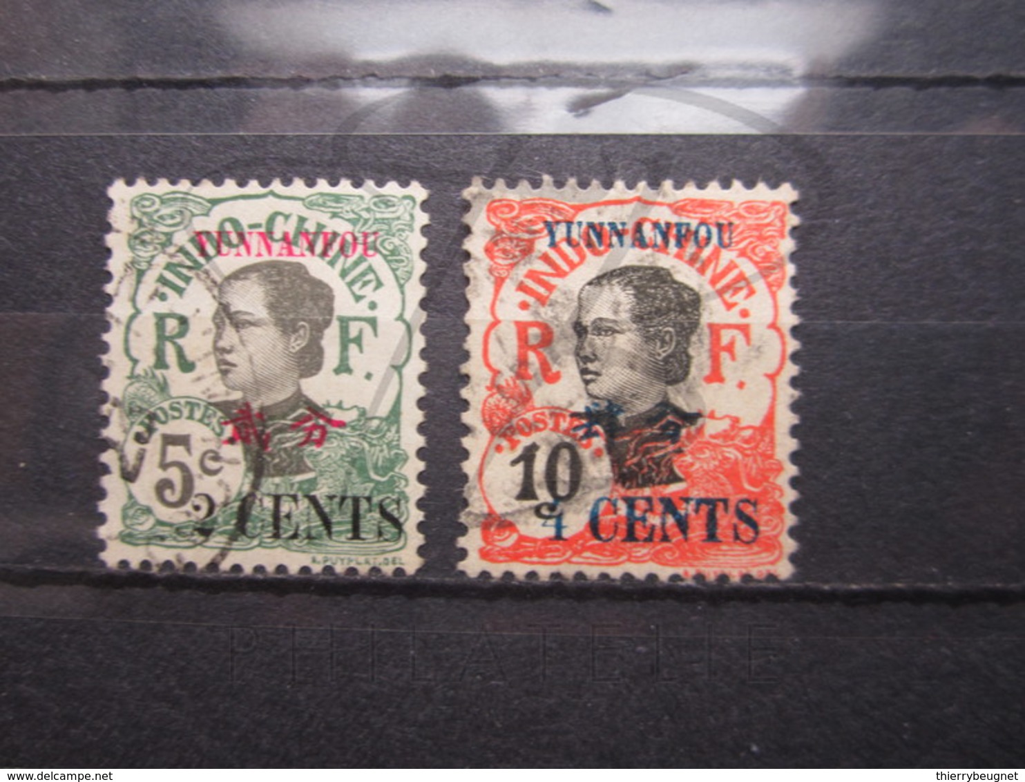 VEND BEAUX TIMBRES DE YUNNANFOU N° 53 + 54 !!! - Oblitérés