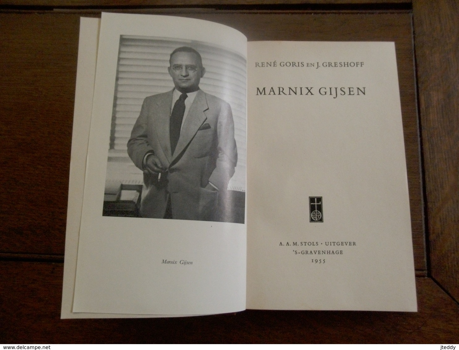 Boek Over  Marnix Gijsen  Met Zijn Handtekening    1955 - Oud