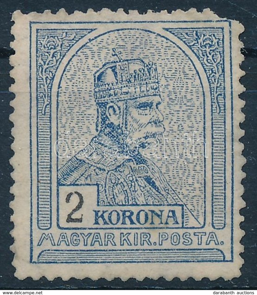 1908 Turul 2K (javított Gumi, Sarokhiány / Repaired Gum, Missing Corner)) - Altri & Non Classificati