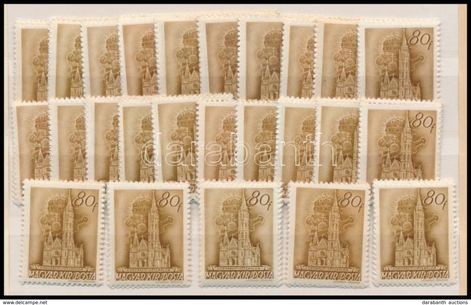 ** 1943 25 Db Templom (III.) Sor (10.000) - Altri & Non Classificati