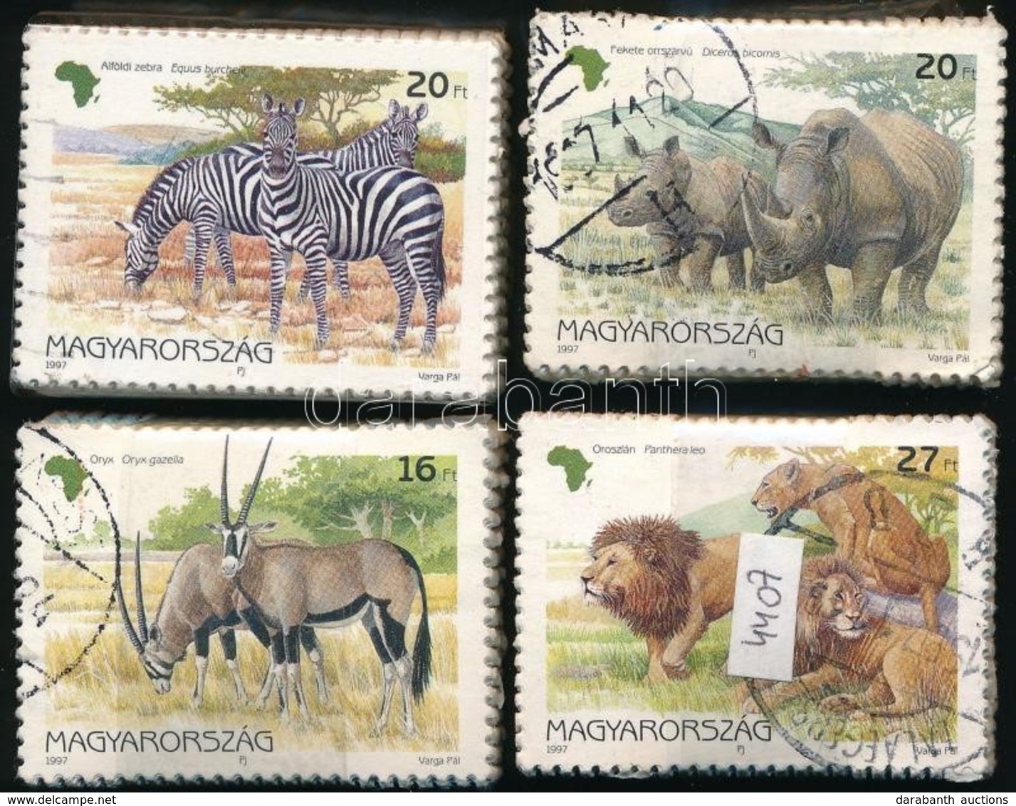 O 1997 Afrika állatai Sor Bündlikben (13.000) - Altri & Non Classificati