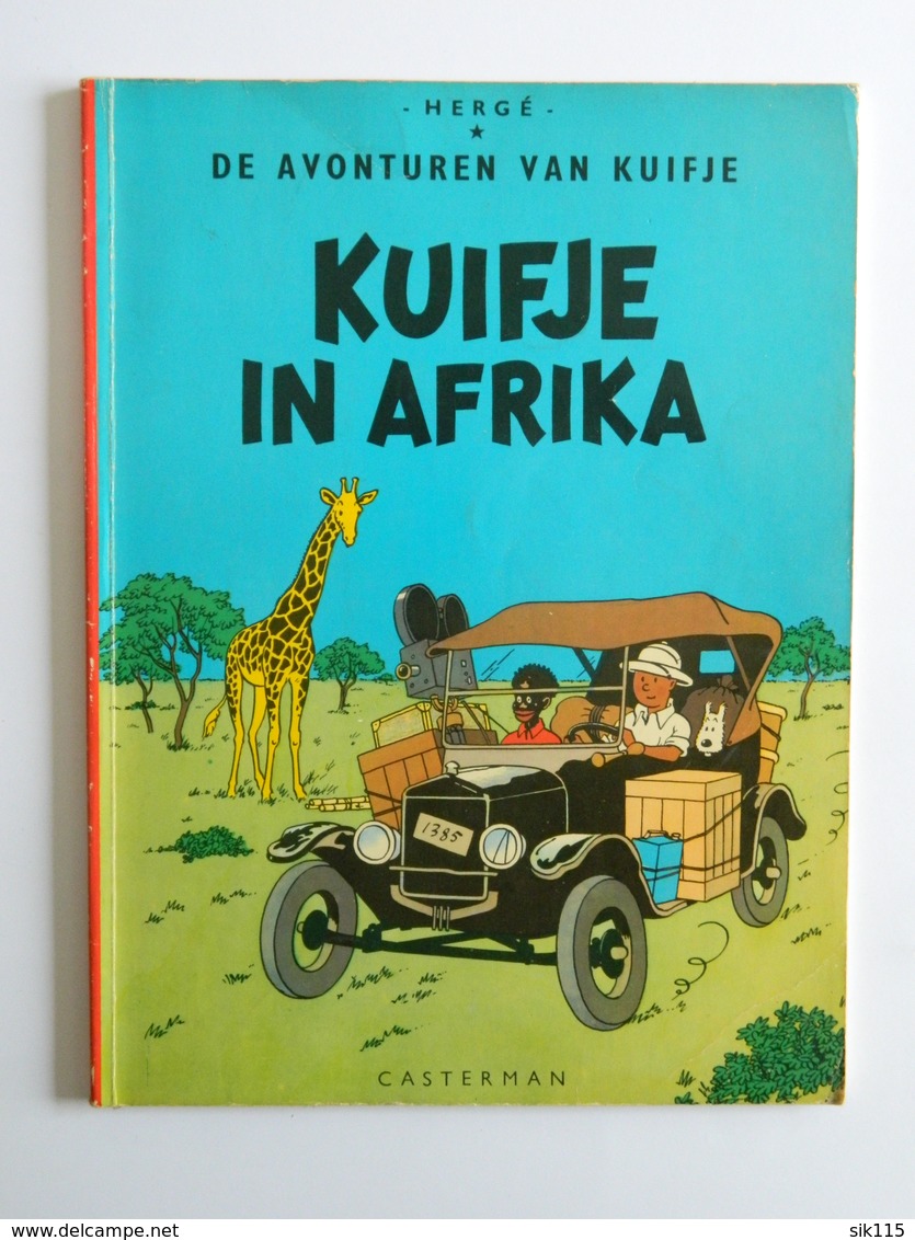 TINTIN - Kuifje In Afrika - Hergé - CASTERMAN - 1966 - Livre En Bon état - Kuifje