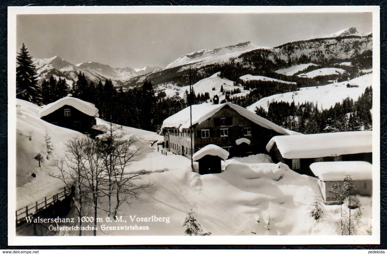 B6835 - TOP Walserschanz - Gasthaus Gaststätte - Metz - Kleinwalsertal