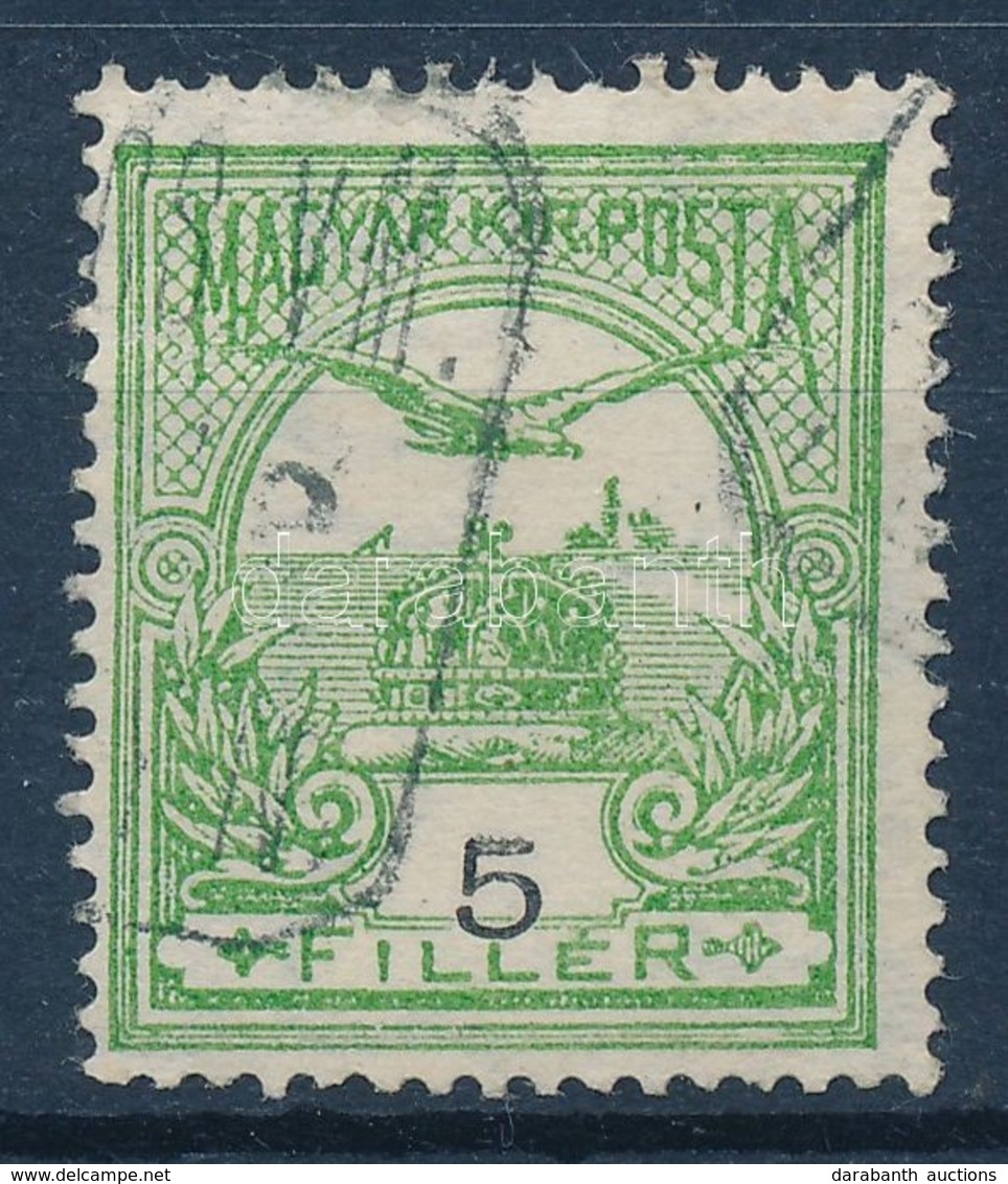 O 1913 Turul 5f Lefelé Tolódott értékszámmal - Altri & Non Classificati