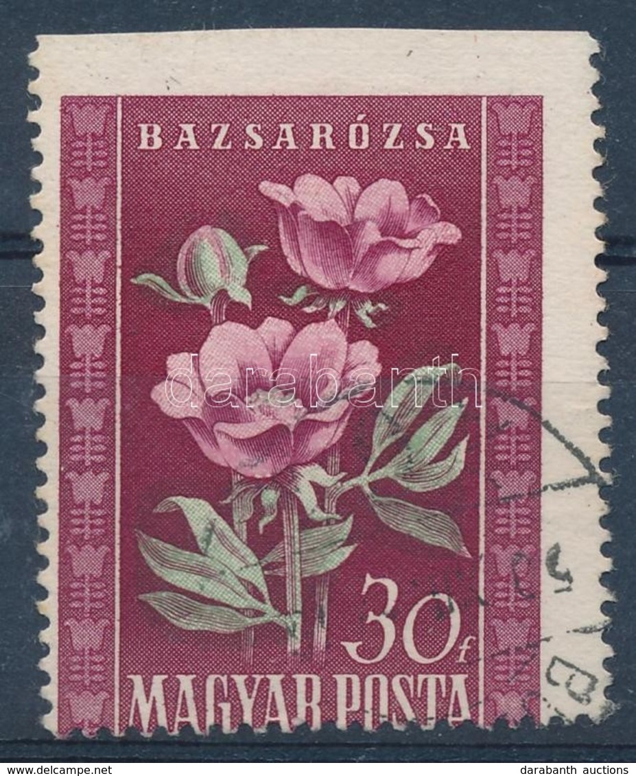 O 1950 Virág 30f Felül Fogazatlanul - Altri & Non Classificati
