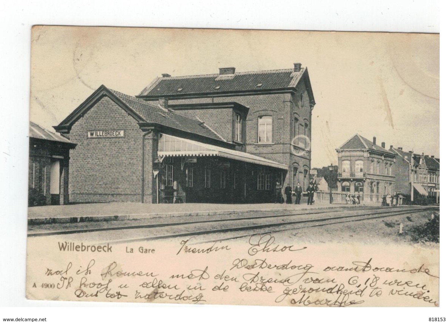 Willebroek  La Gare 1904 - Willebroek