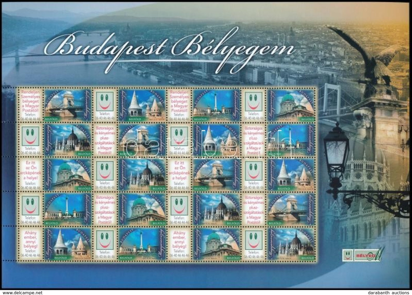 ** 2007 Budapest Bélyegem Promóciós Teljes ív (7.000) - Altri & Non Classificati