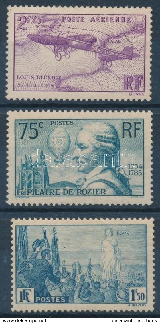 ** Franciaország 1934-1936 Mi 294, 318, 334 (Mi EUR 80,-) - Altri & Non Classificati