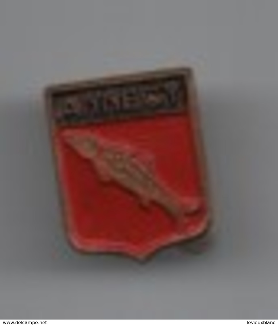Insigne De Revers à  épingle/Ecusson/ANNECY/ Bronze Estampé Peint/ Vers 1930-1950       MED248 - Andere & Zonder Classificatie