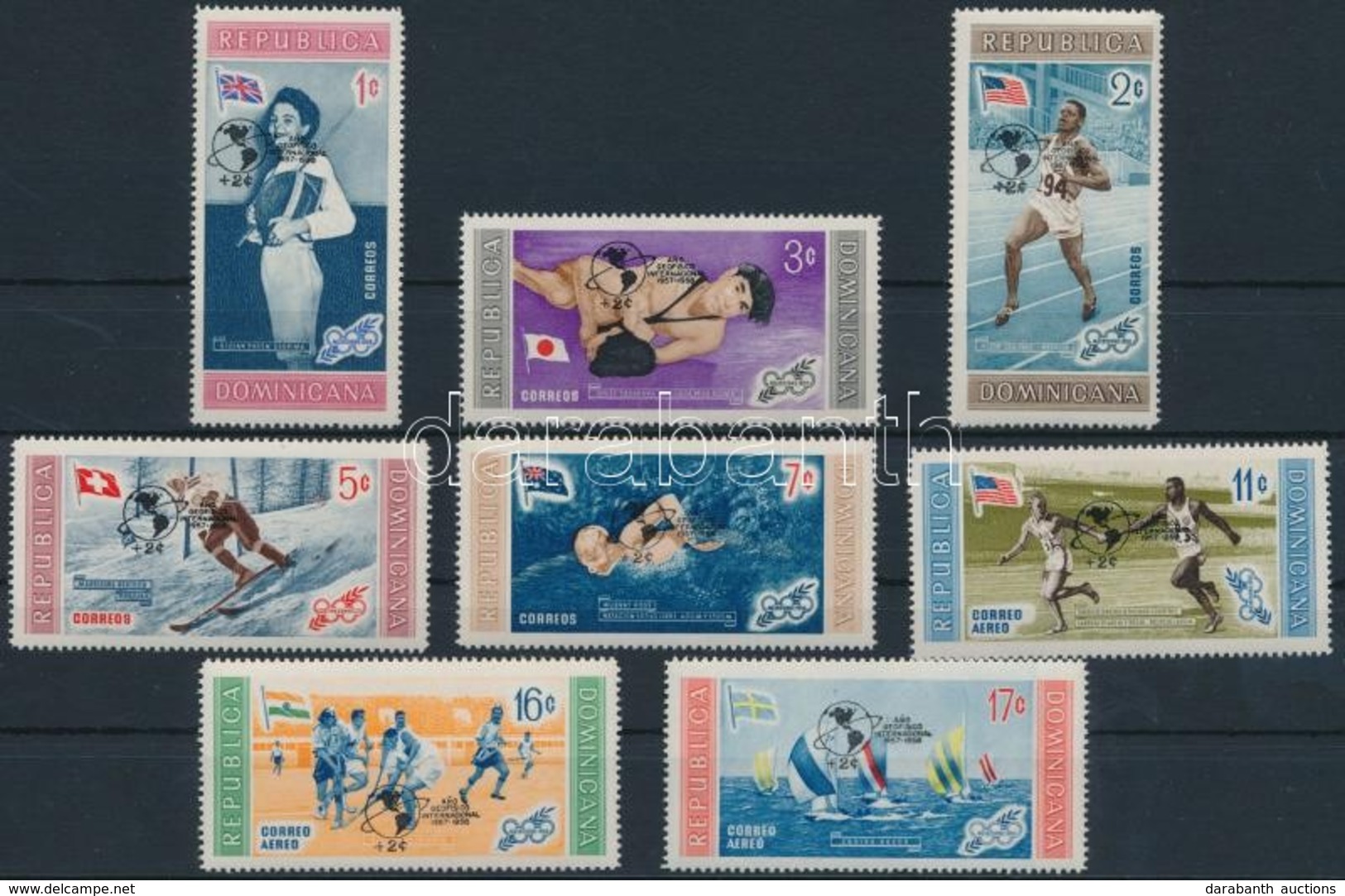 ** 1959 Geofizika éve Sor Mi 672-679 + Blokk Sor 21-22 A + B - Altri & Non Classificati