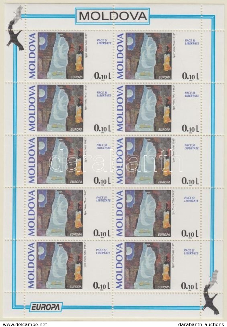 ** 1995 Europa CEPT Kisív Sor / Mi 164-166 Minisheets - Altri & Non Classificati