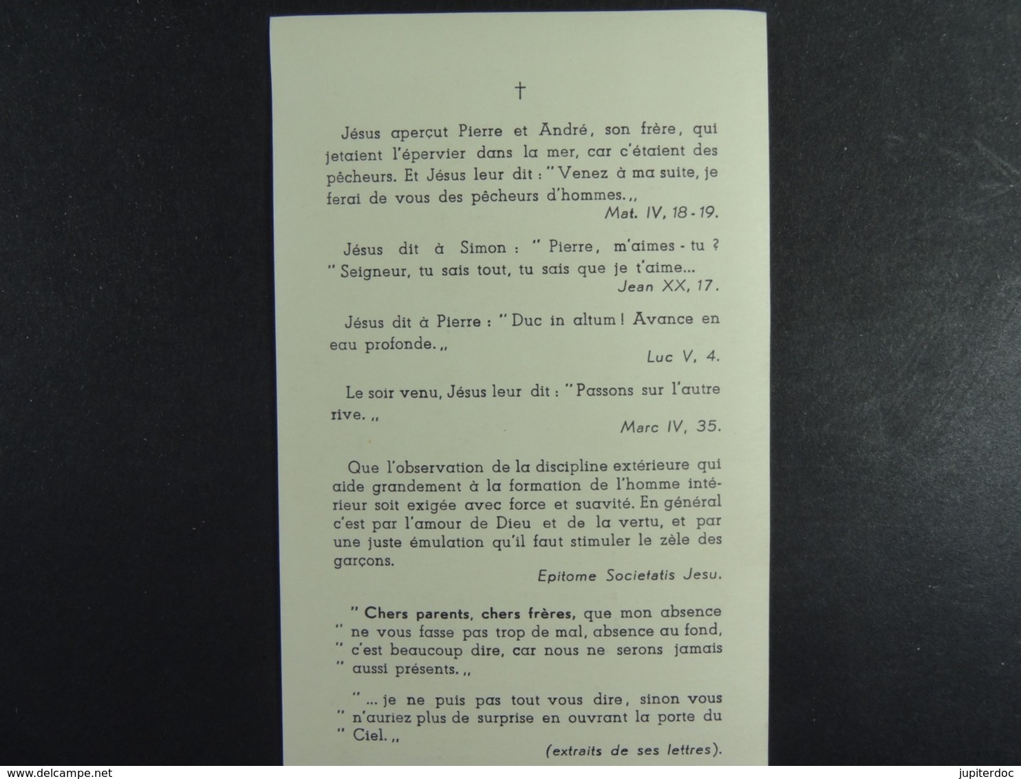 Révérend Père Pierre Petre Gand 1929 Mons 1962 /040/ - Images Religieuses