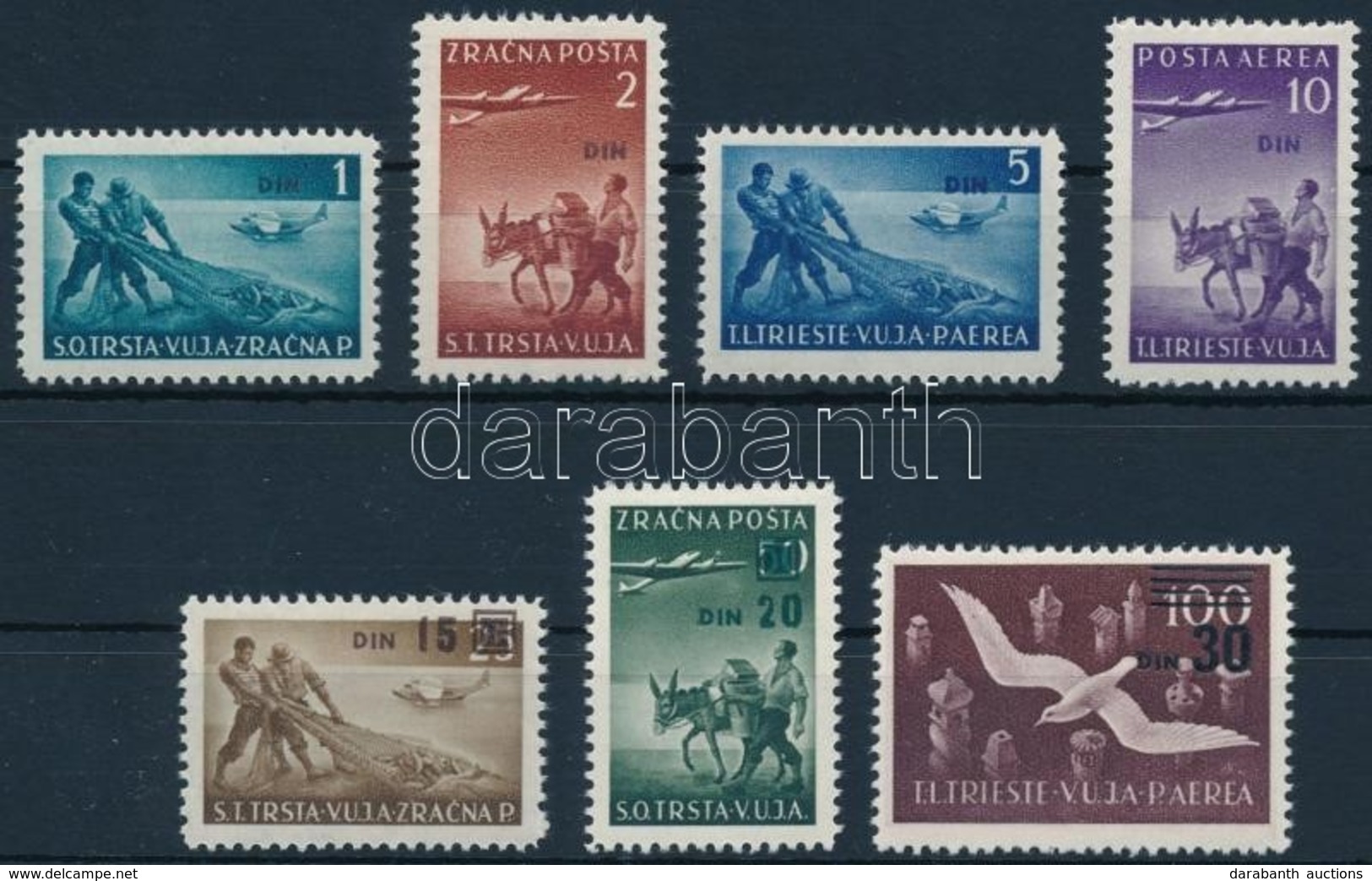 * 1949 Légiposta Bélyeg Sor,
Air Mail Stamp Set
Mi 5-11 - Altri & Non Classificati
