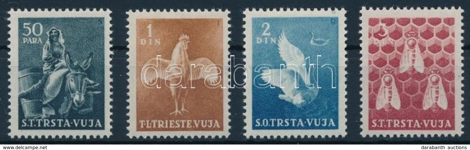 * 1951 Forgalmi: Háziállatok Sor,
Definitive Stamp Set
Mi 46-49 - Altri & Non Classificati