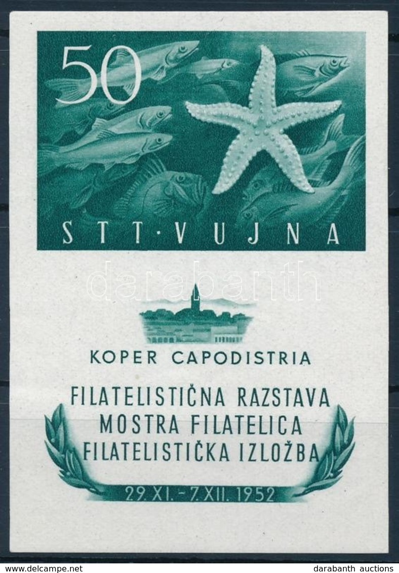 ** 1952 Bélyegkiállítás Blokk,
Stamp Exhibition Block
Mi 2 - Altri & Non Classificati