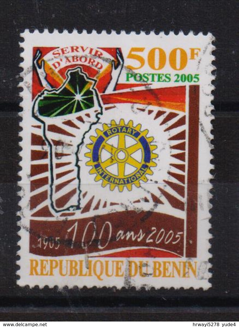 Benin 2005, Rotary International, Minr 1372, Vfu, Cv Undetermined - Bénin – Dahomey (1960-...)