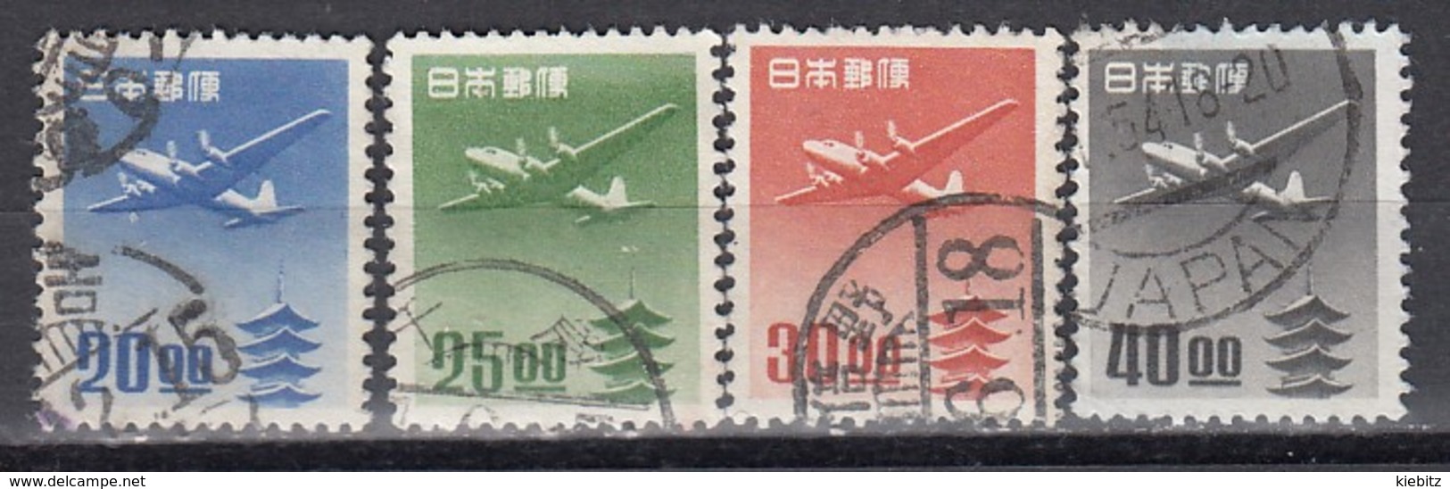 JAPAN 1951 - MiNr: 551-554 4 Werte Gestempelt - Gebraucht