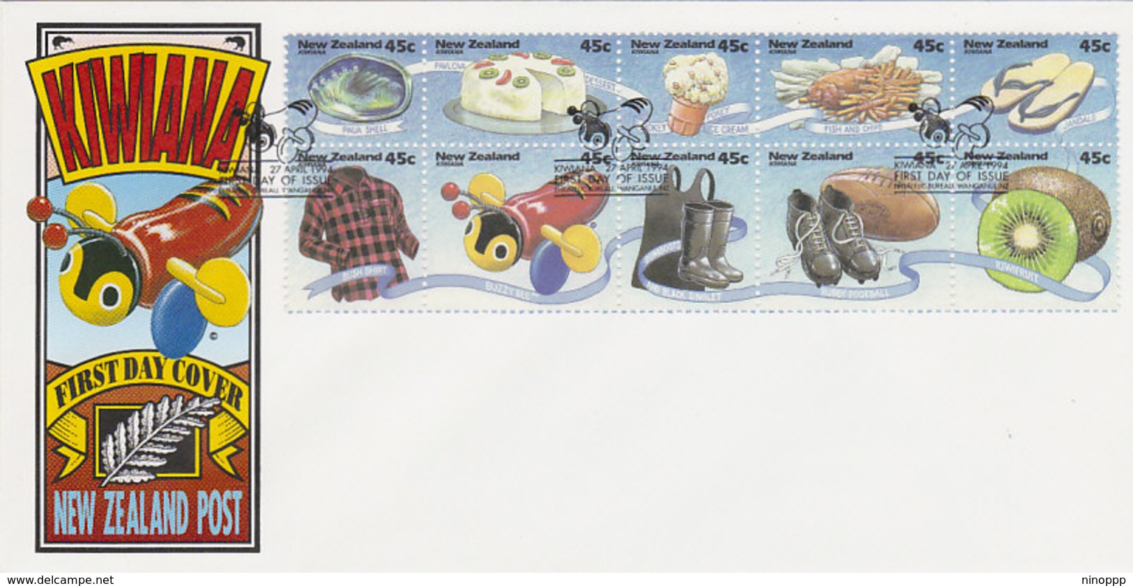 New Zealand 1994 Kiwiana FDC - FDC