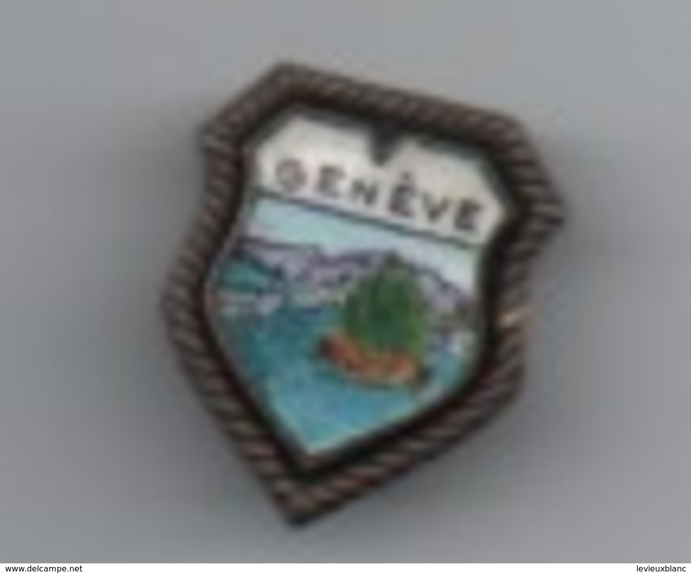 Insigne De Revers à  épingle/Ecusson/GENEVE/ Suisse / Bronze Cloisonné émaillé/ Vers 1930-1950       MED256 - Altri & Non Classificati