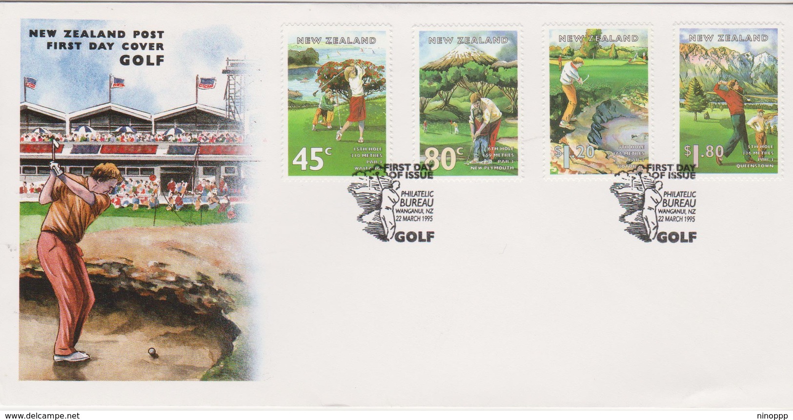 New Zealand 1995 Golf FDC - FDC