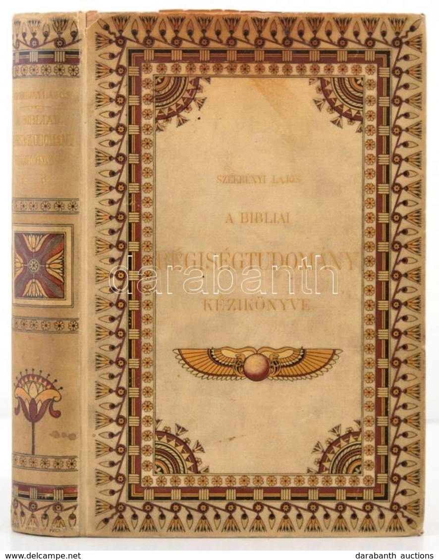 Szekrényi Lajos: A Bibliai Régiségtudomány Kézikönyve. I-II. Kötet. (Egyben.) Bp.,1896, Szerzői Kiadás,(Pallas-ny.), 1 T - Non Classificati