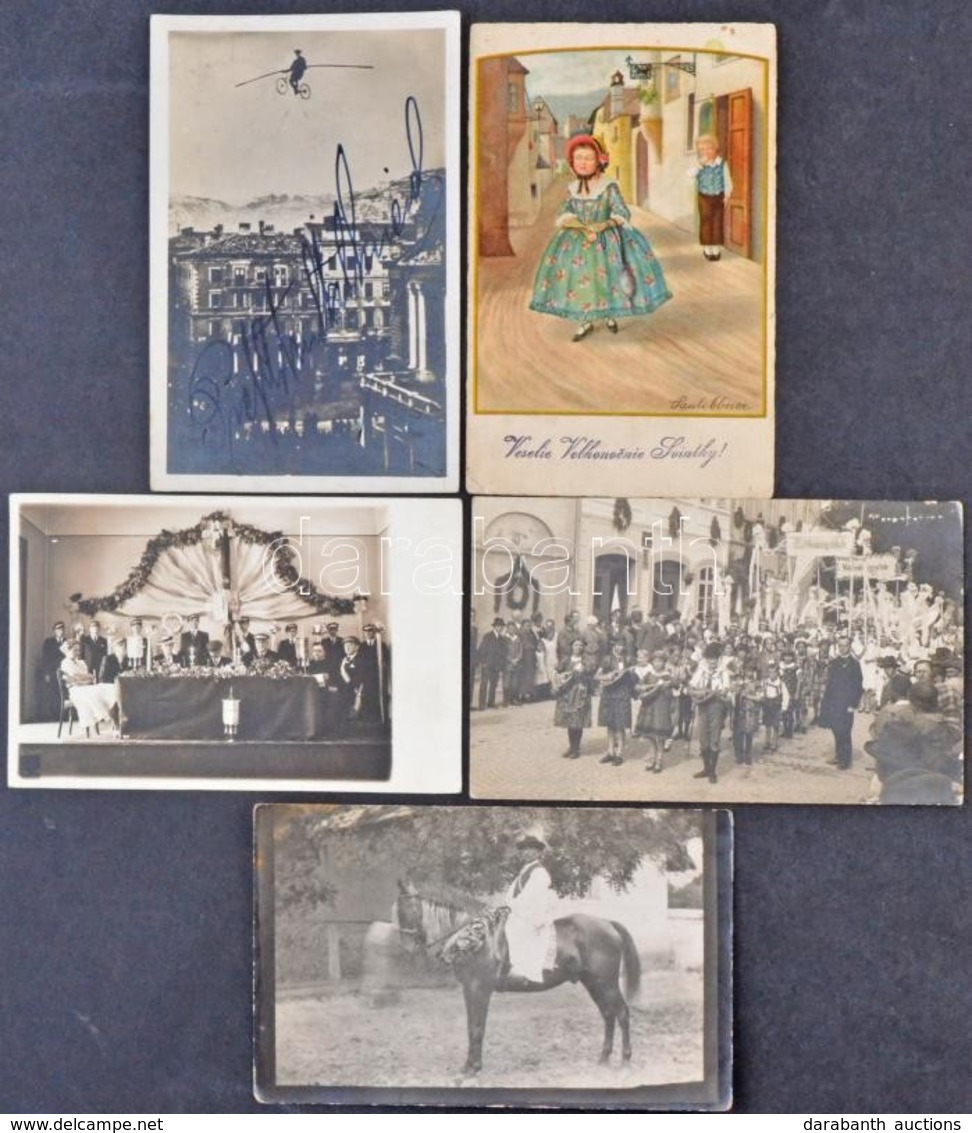 ** * 70 Db RÉGI Motívumos Képeslap és Fotólap, Városképek, életképek / 70 Pre-1945 Motive Postcarrds, With Many Photos - Non Classificati