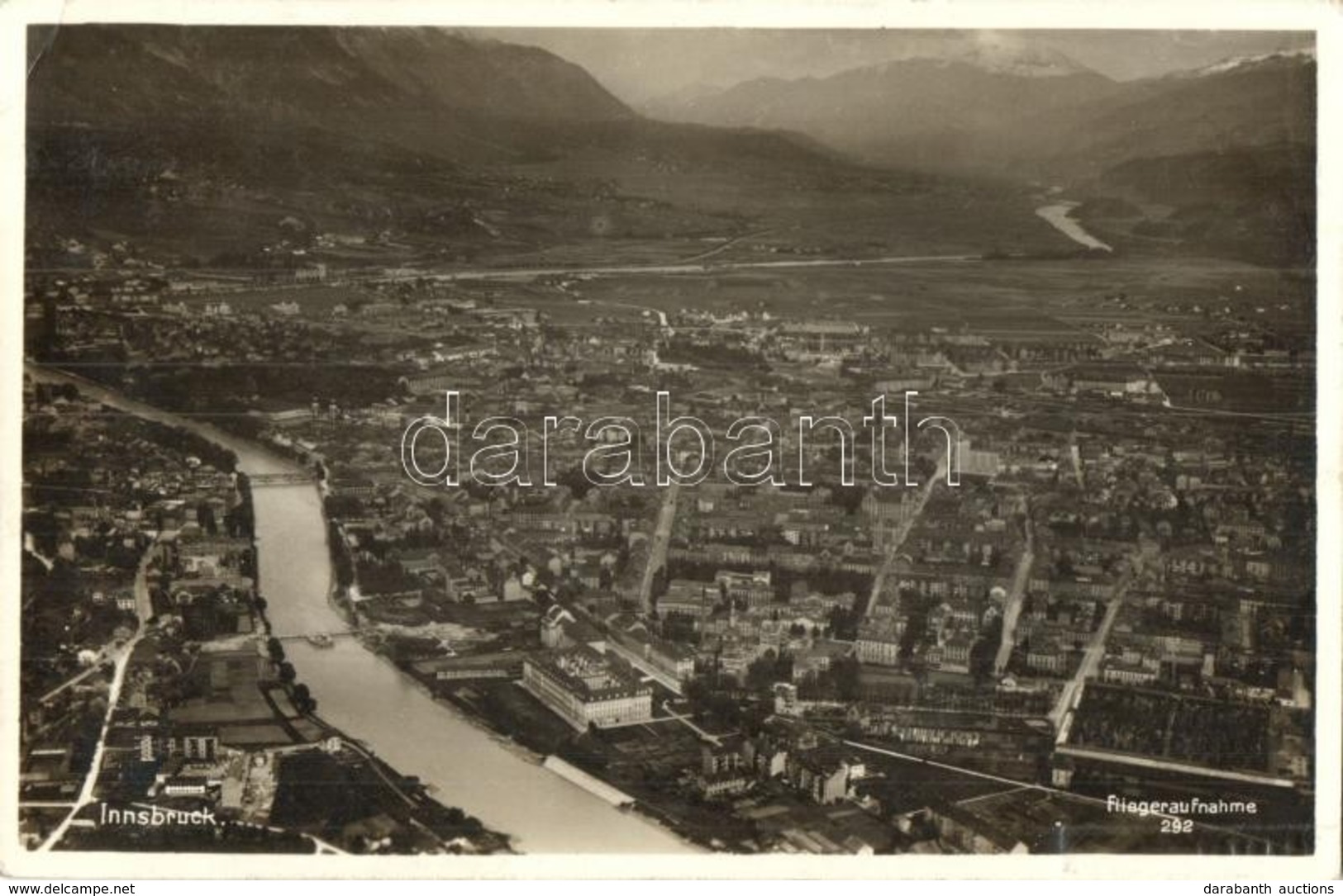T2 1933 Innsbruck, Fliegeraufnahme 292 / Aerial View. Oesterreichische Luftbild-Industrie Salzburg - Non Classificati
