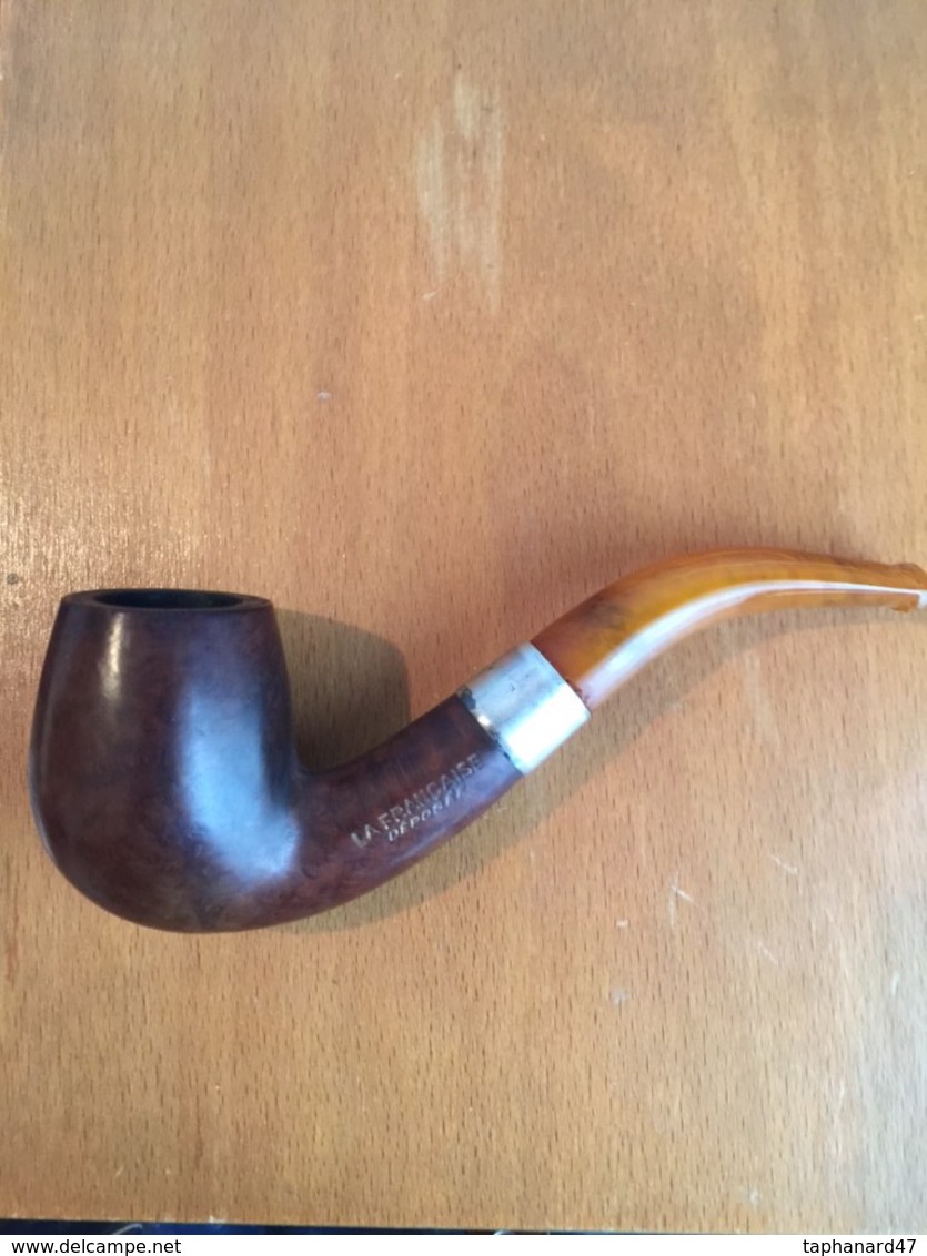 Pipe "LA FRANÇAISE": J.S.B Paris . Bague En Argent (poinçons) . - Heather Pipes